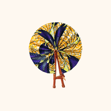 Dzidefo Ghana Fabric Fan