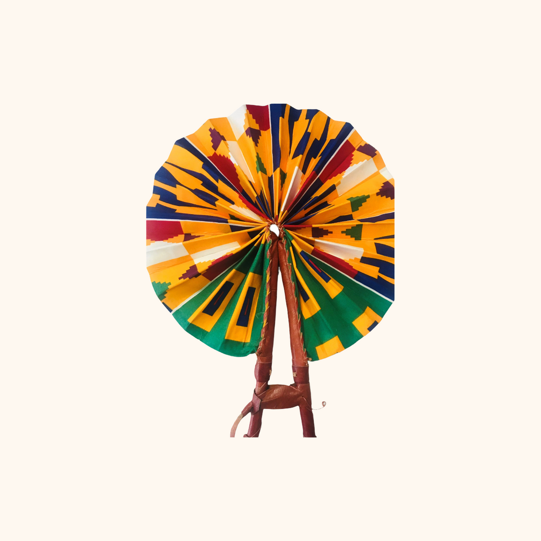 Afiye Ghana Fabric Fan