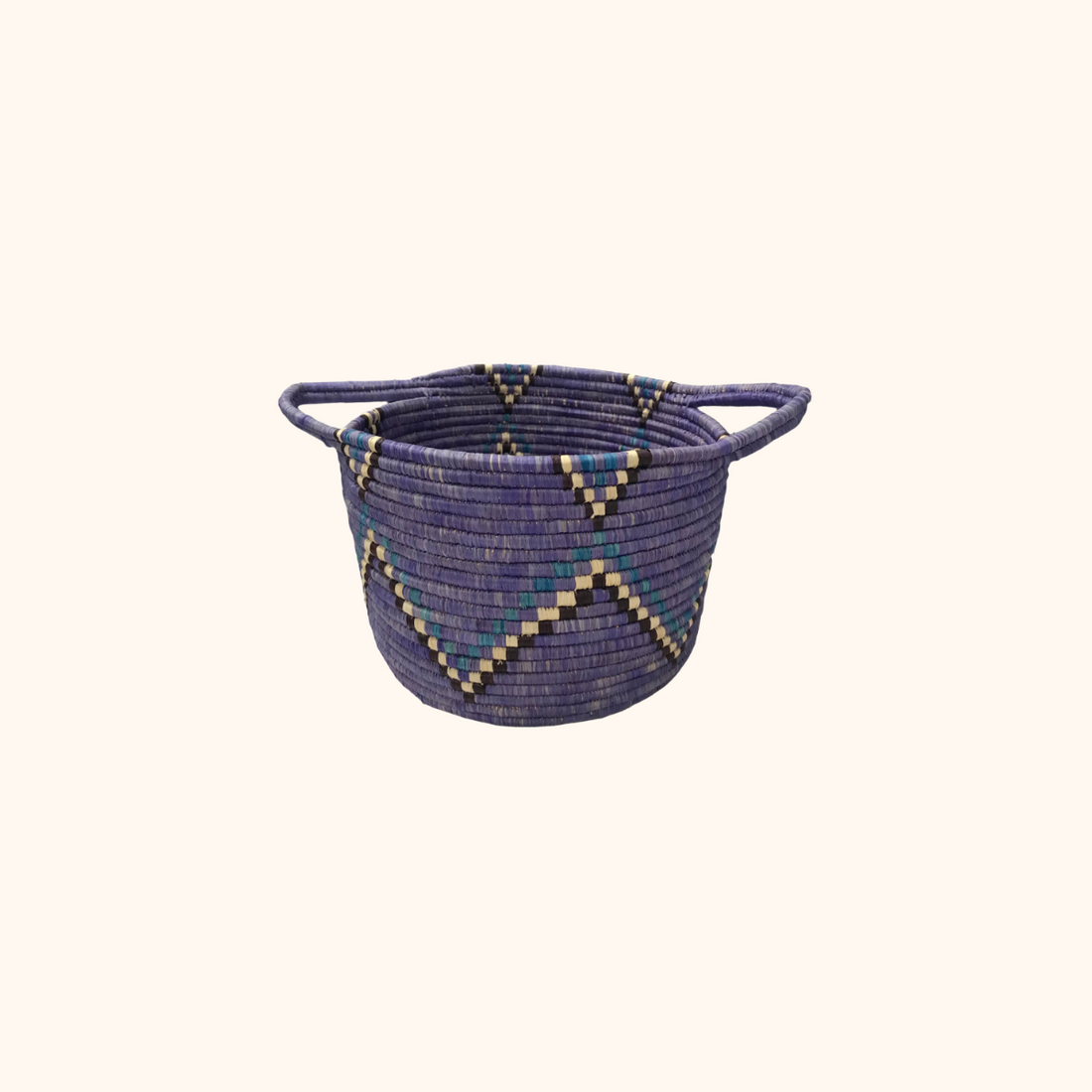 Ekyanzi Handwoven Grass Decorative and Functional basket with Handles